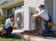 Professional aircon installation in residential home